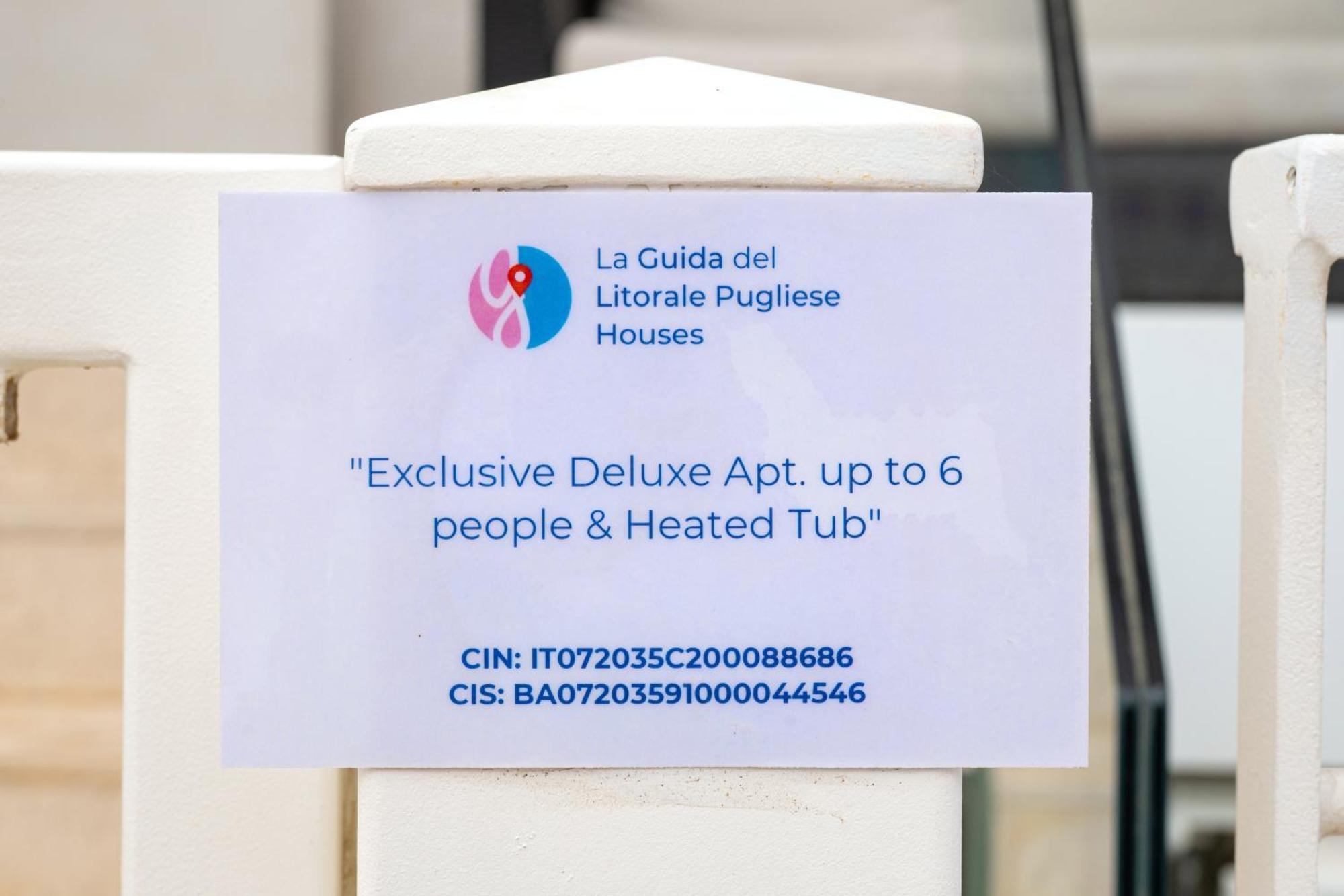 Exclusive Deluxe Apt Up To 6 People & Heated Tub Polignano a Mare Εξωτερικό φωτογραφία